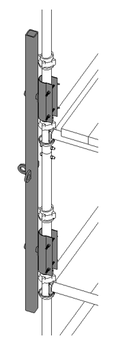Fall protection holder application view one
